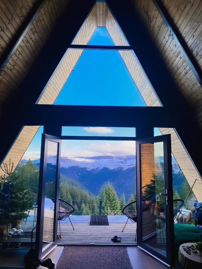 Nordik Cabin - Aframe With 2 Bedrooms Mărişel Exteriör bild